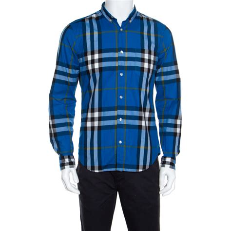 burberry brit button up 3 4 sleeve|Burberry clothing for men.